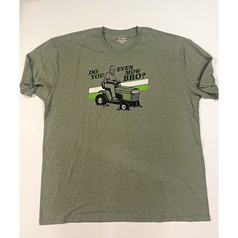 Lowe's Springfest "Do You Even Mow Bro?" Graphic T-Shirt Green Mens Size 3XL